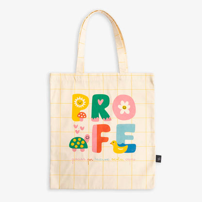 Tote bag UO - "Profe, gracias por hacerme sentir capaz" 🌼🌞