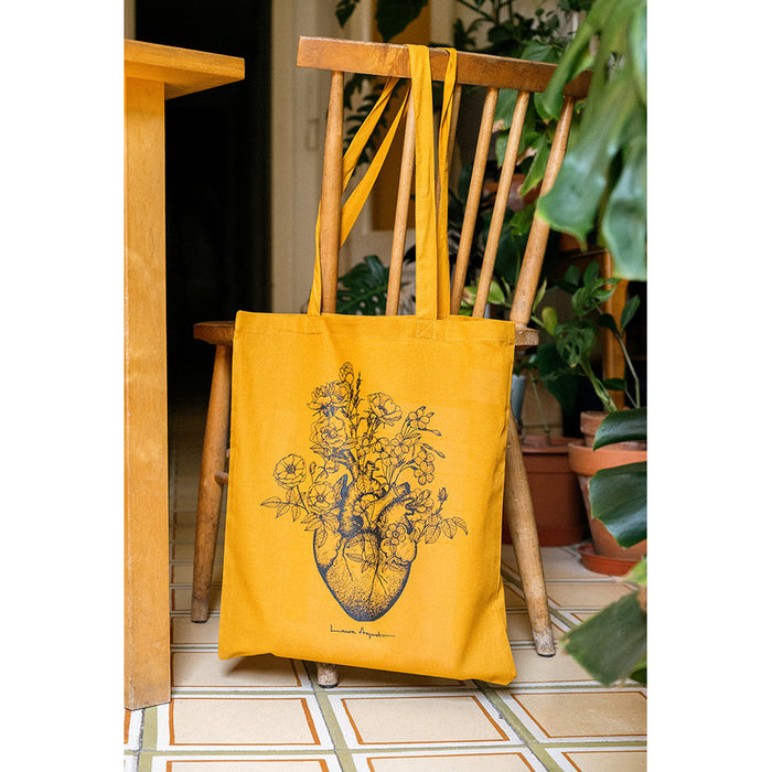 Tote bag - "Turmeric Heart" de Laura Agustí