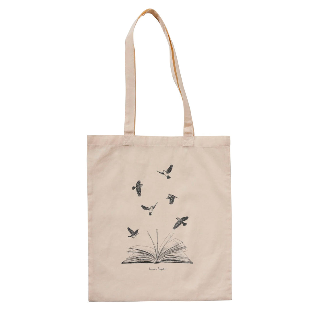 Tote bag - "Birds and Books" de Laura Agustí