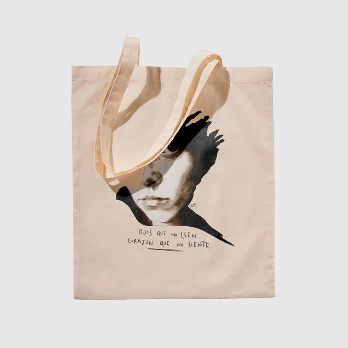 Tote bag - "Ojos que no leen" de Judit Miau
