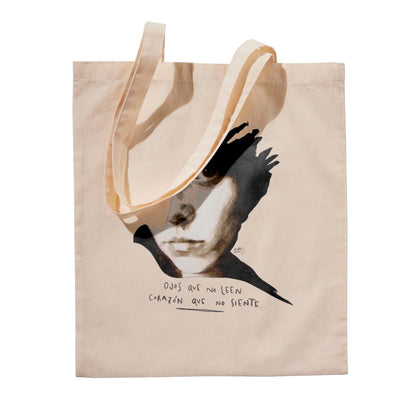 Tote bag - "Ojos que no leen" de Judit Miau