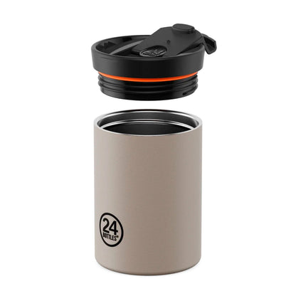 Taza de viaje de acero inoxidable 350 ml 24Bottles - Linen