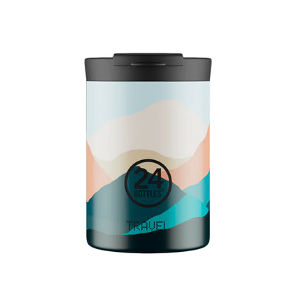Taza de viaje de acero inoxidable 350 ml 24Bottles - Mountains
