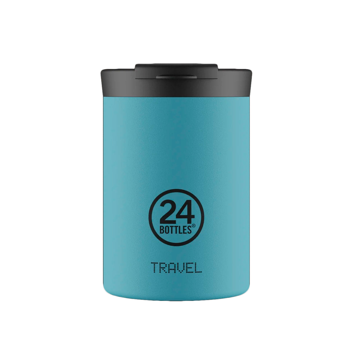 Taza de viaje de acero inoxidable 350 ml 24Bottles - Powder Blue