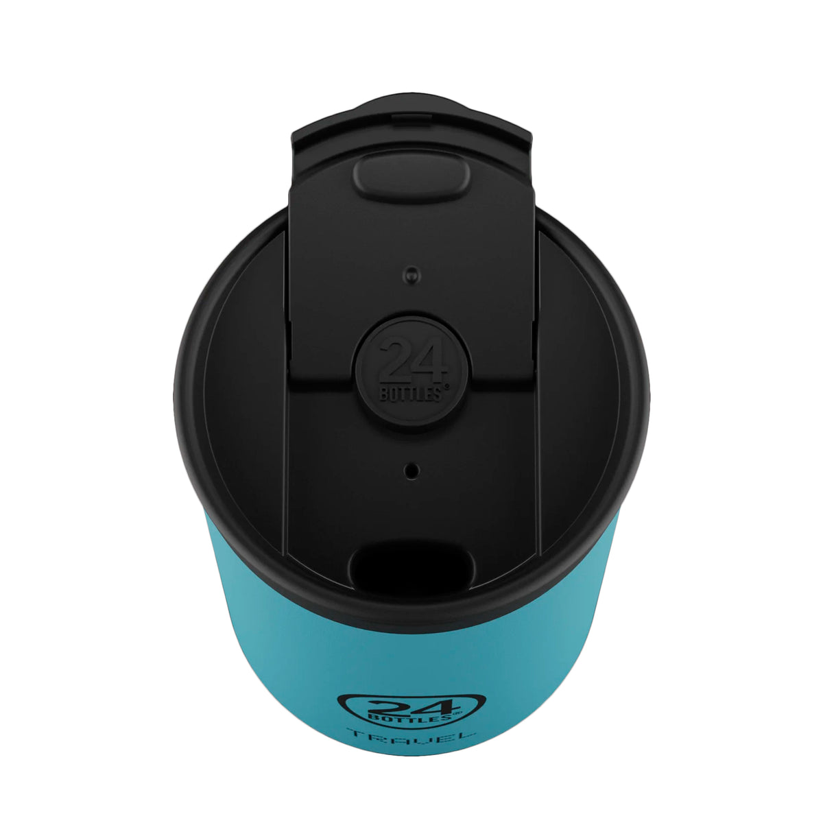 Taza de viaje de acero inoxidable 350 ml 24Bottles - Powder Blue