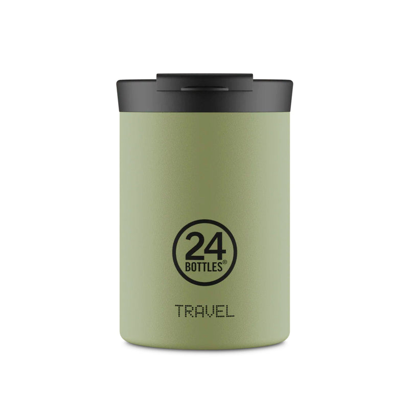 Taza de viaje de acero inoxidable 350 ml 24Bottles - Sage