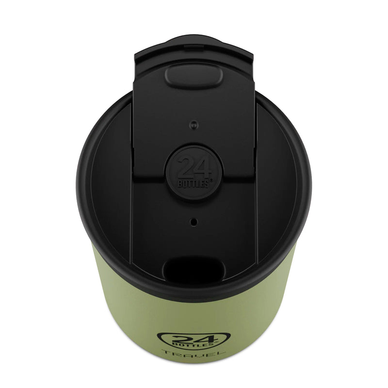 Taza de viaje de acero inoxidable 350 ml 24Bottles - Sage