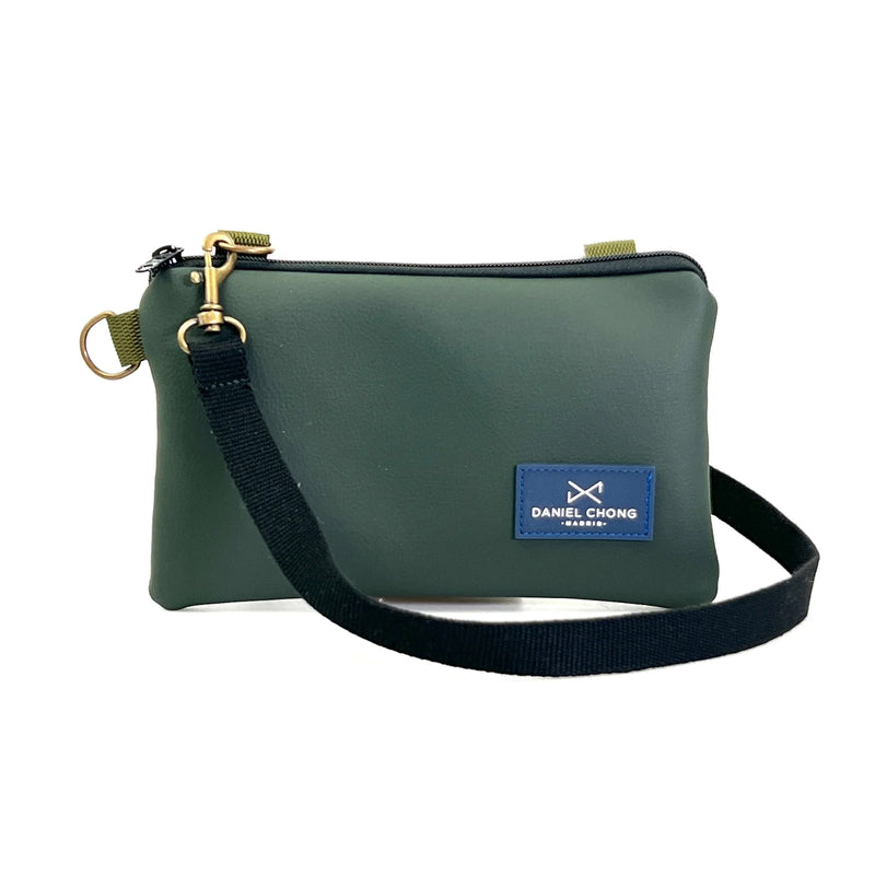 Traveler Mini Impermeable Daniel Chong - Verde Oscuro