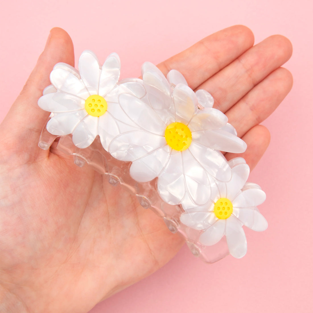 Pinza para el pelo - Margaritas 🌼