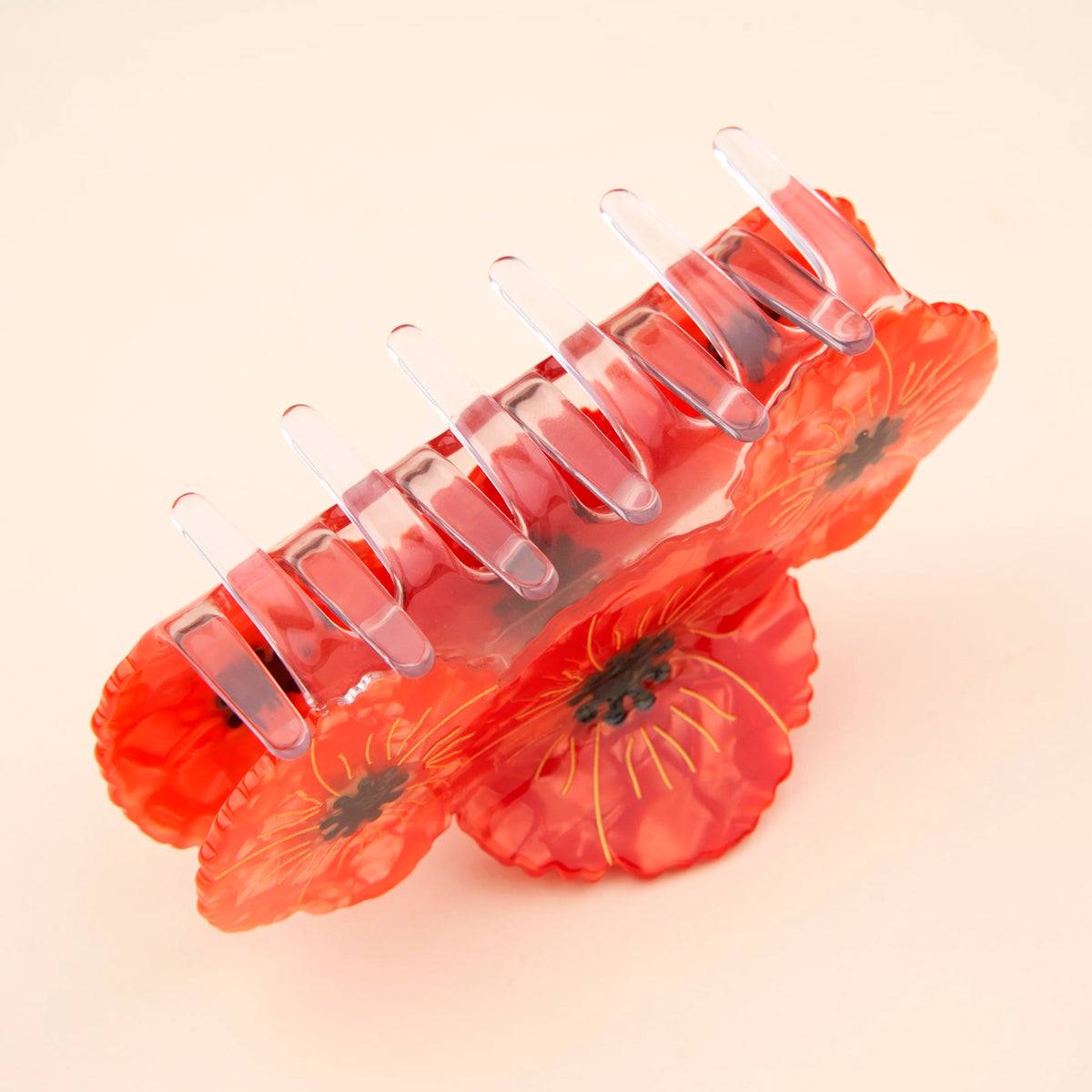 Pinza para el pelo - Amapolas