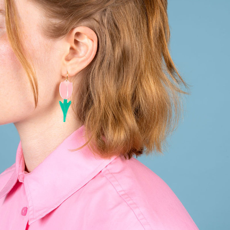 Pendientes - Tulipán