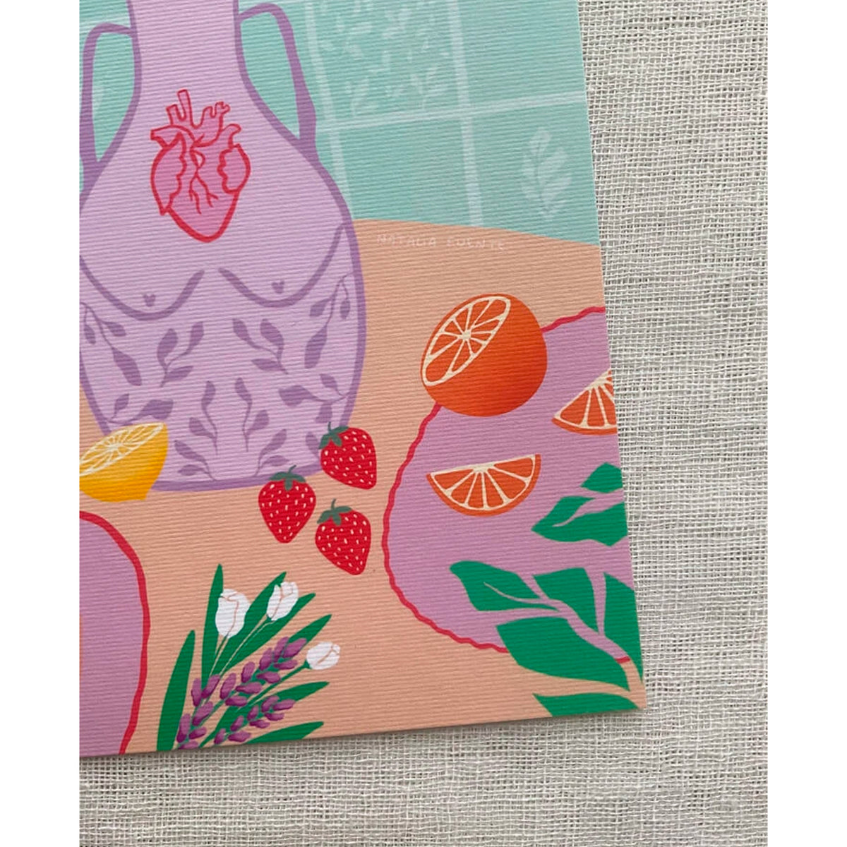 Print de Natalia Fuente A5 - Tulipanes