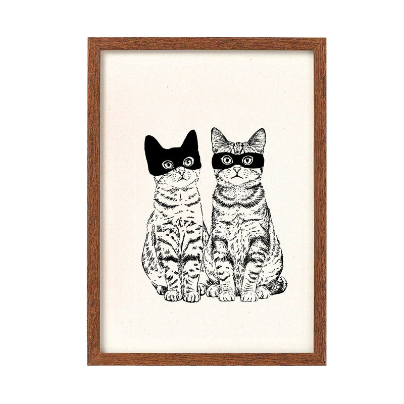 Print de Laura Agustí  A5 - "Two Cats"