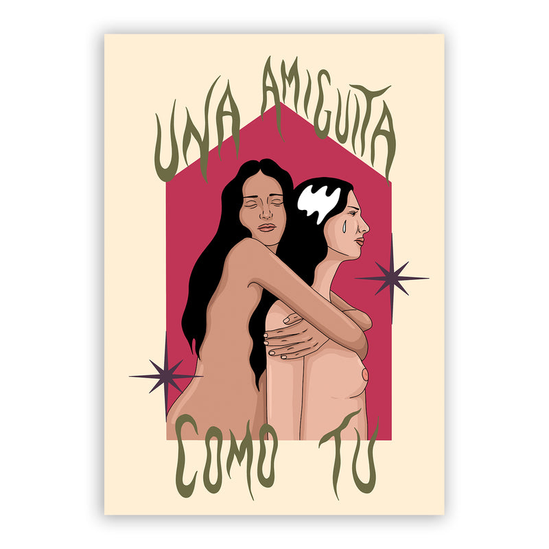 Print de Sofía Ozcoz A5 - "Una amiguita como tú"