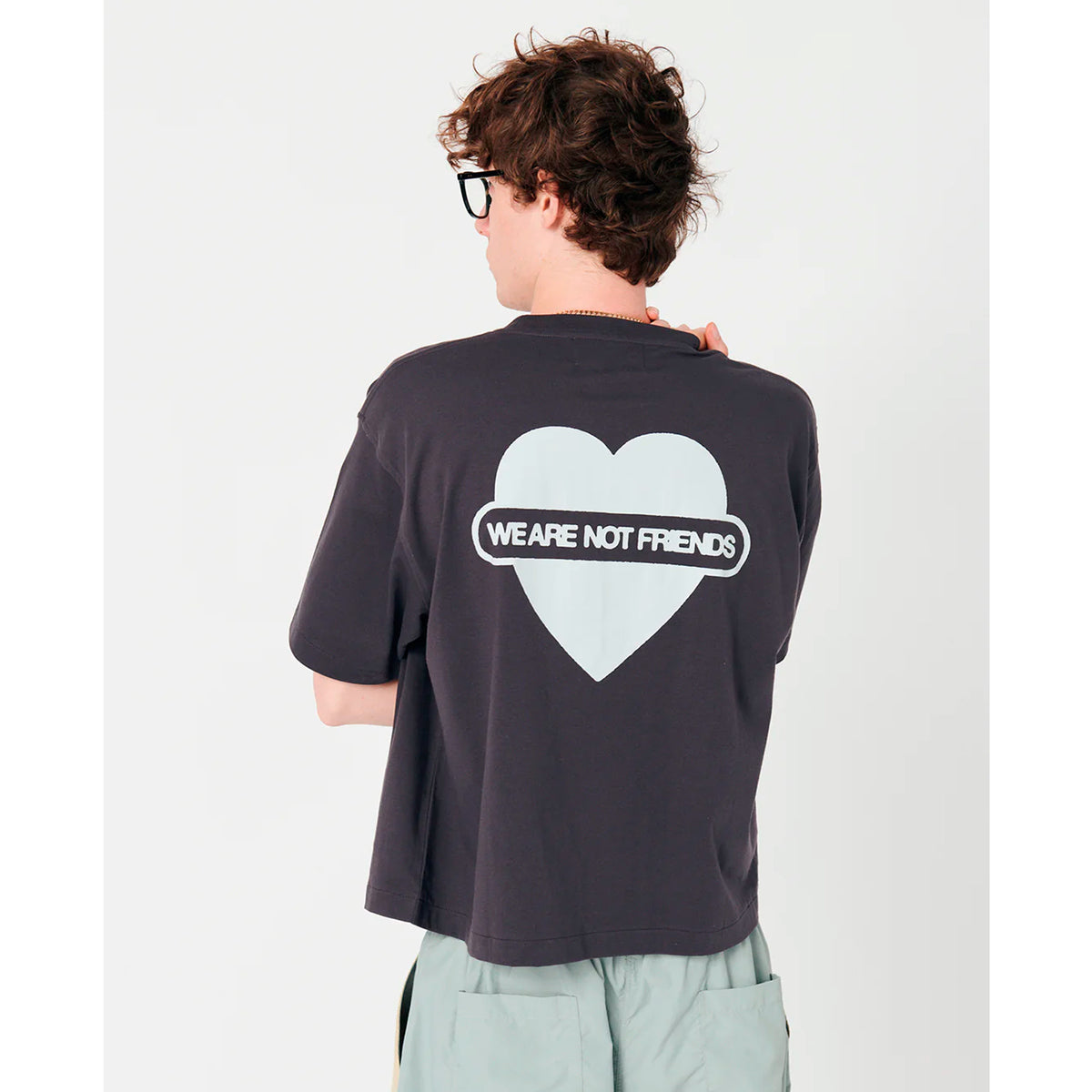 Camiseta We Are Not Friends - Union Love Antra Boxy