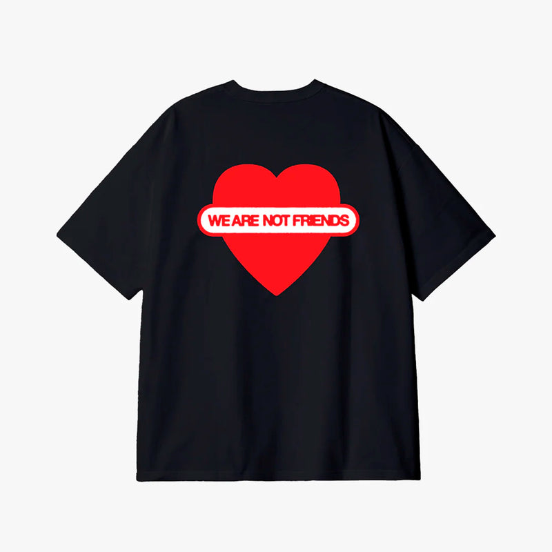 Camiseta We Are Not Friends - Union Love Black