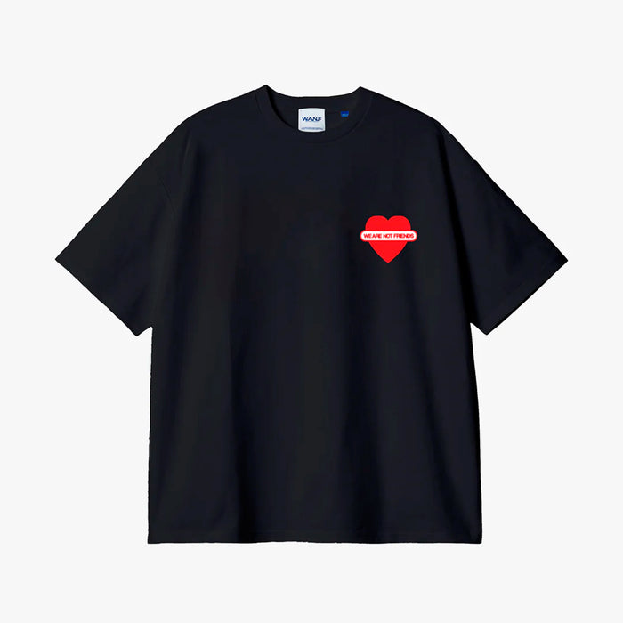 Camiseta We Are Not Friends - Union Love Black