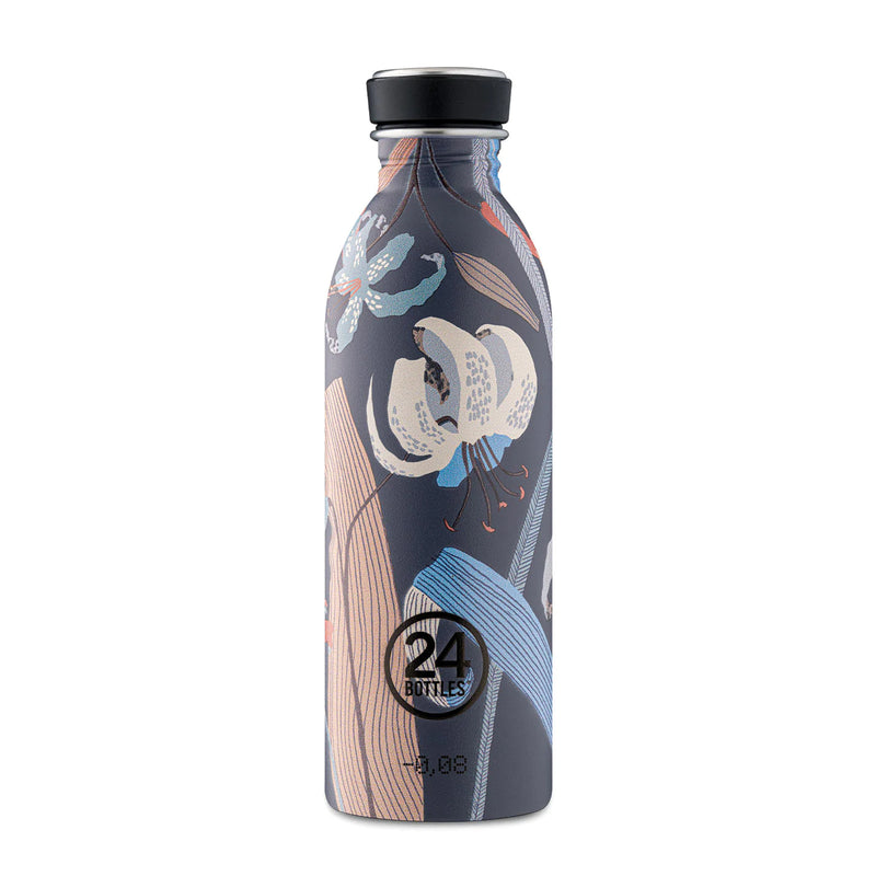 Botella de acero inoxidable 500 ml 24Bottles - Urban Navy Lily