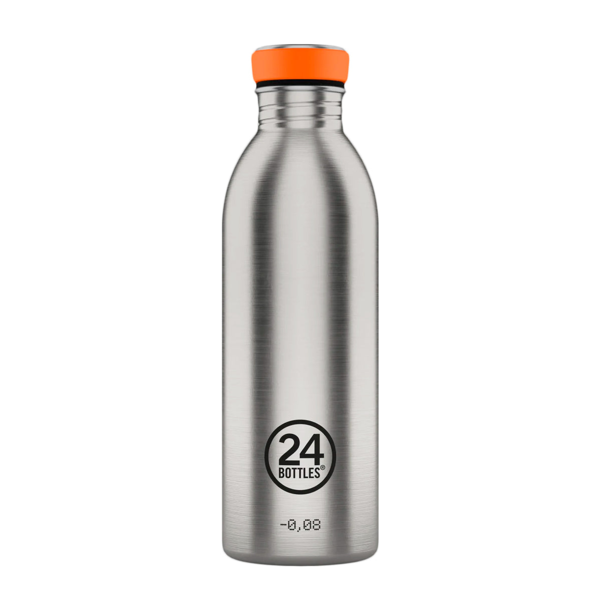 Botella de acero inoxidable 500 ml 24Bottles - Urban Brushed Steel