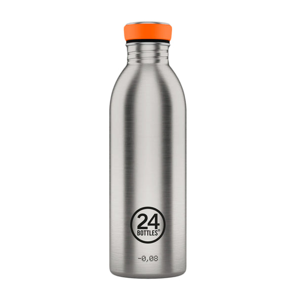 Botella de acero inoxidable 500 ml 24Bottles - Urban Brushed Steel