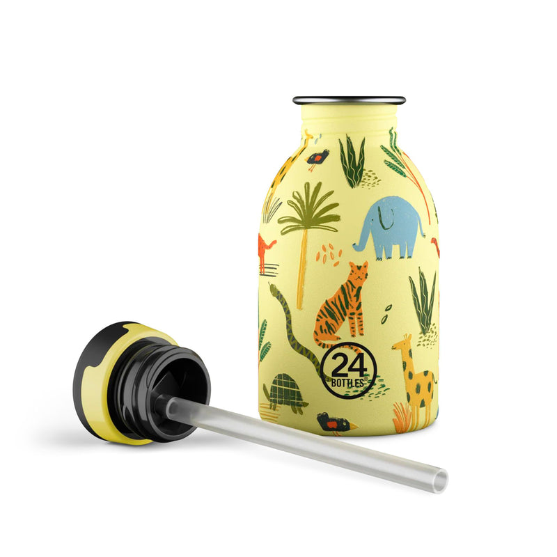 Botella de acero inoxidable 250 ml 24Bottles - Urban Jungle Friends