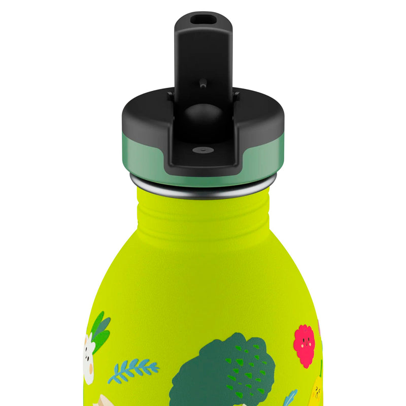 Botella de acero inoxidable 500 ml 24Bottles - Urban Veggie Friends 🥦🍎🥕