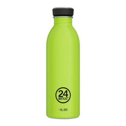 Botella de acero inoxidable 500 ml 24Bottles - Urban REactive Green/Yellow