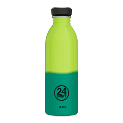 Botella de acero inoxidable 500 ml 24Bottles - Urban REactive Green/Yellow