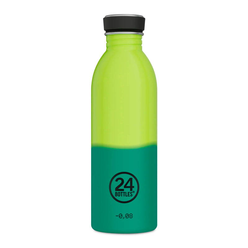 Botella de acero inoxidable 500 ml 24Bottles - Urban REactive Green/Yellow