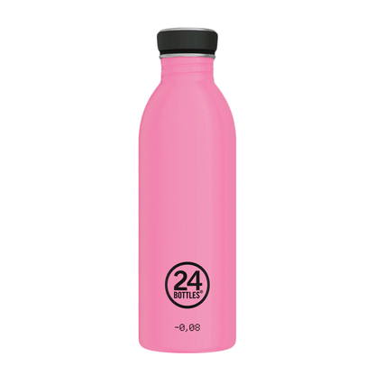Botella de acero inoxidable 500 ml 24Bottles - Urban REactive Pink/Blue