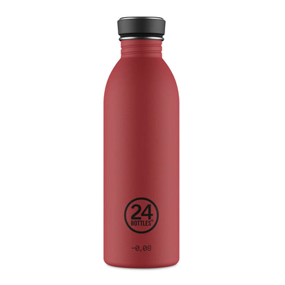 Botella de acero inoxidable 500 ml 24Bottles - Urban Country Red