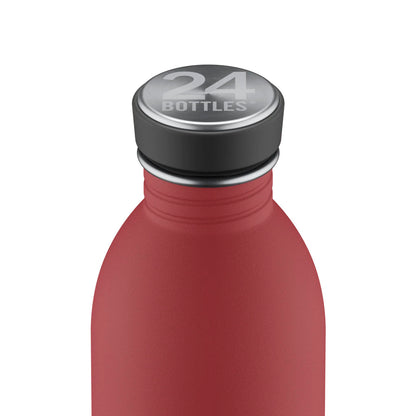 Botella de acero inoxidable 500 ml 24Bottles - Urban Country Red