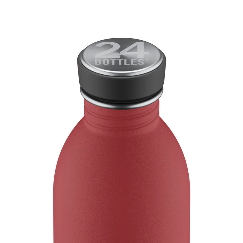 Botella de acero inoxidable 500 ml 24Bottles - Urban Country Red