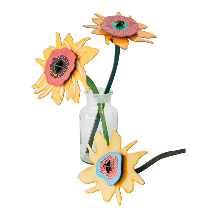 Escultura de papel - Van Gogh Sunflowers