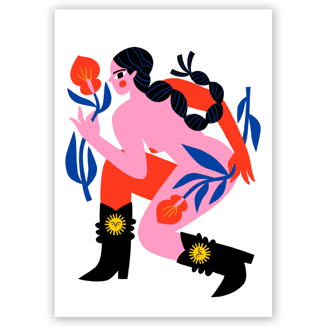 Print de Agustina Shuan A4 - "Vaquera"