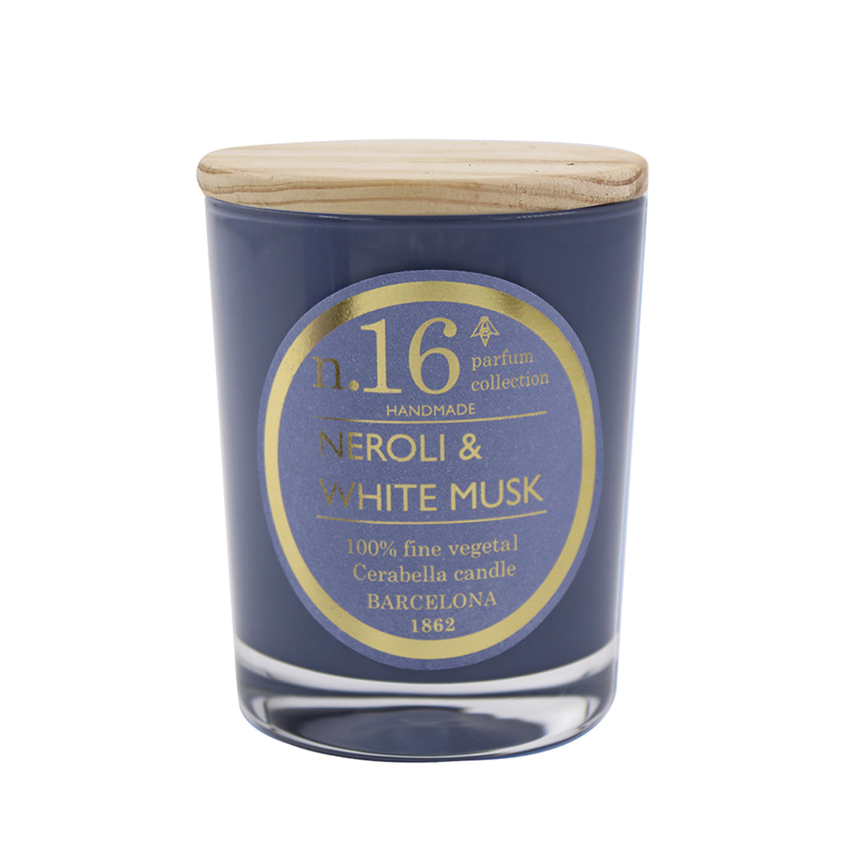 Vela vaso Cerabella - Nº16 Neroli y Almizcle Blanco