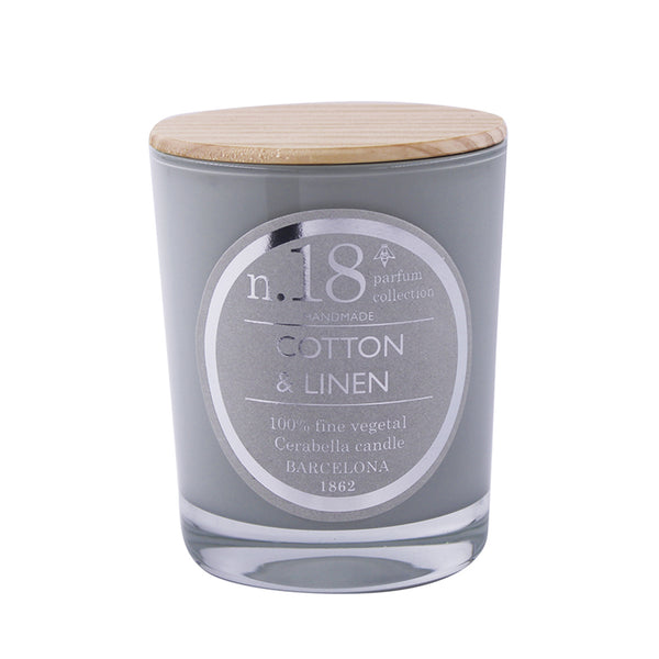 Vela vaso Cerabella - Nº18 Algodón y Lino