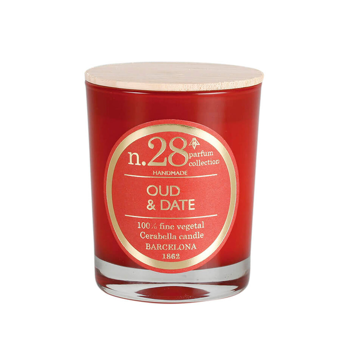 Vela vaso Cerabella - Nº28 Oud y dátil