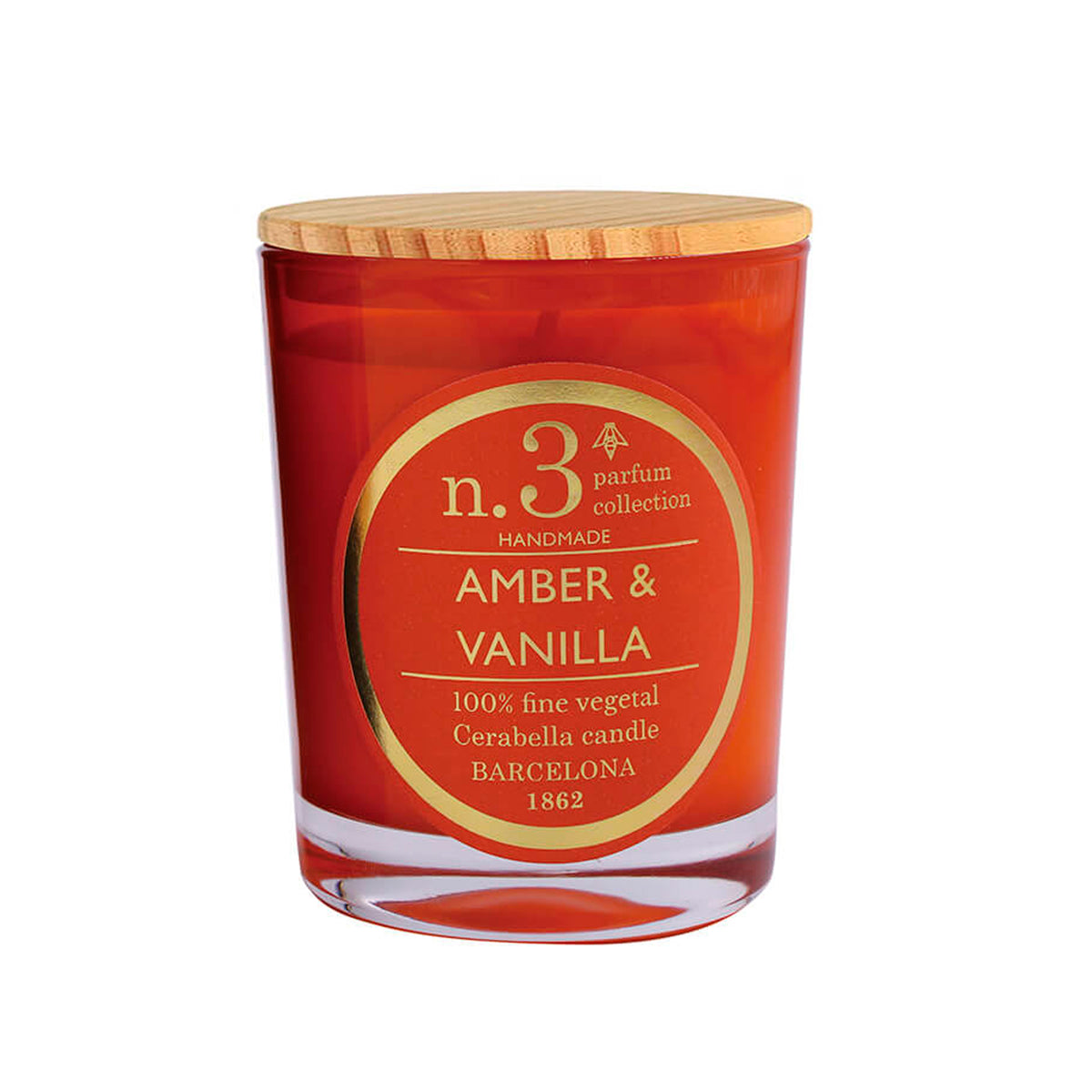 Vela vaso Cerabella - Nº03 Ámbar y vainilla