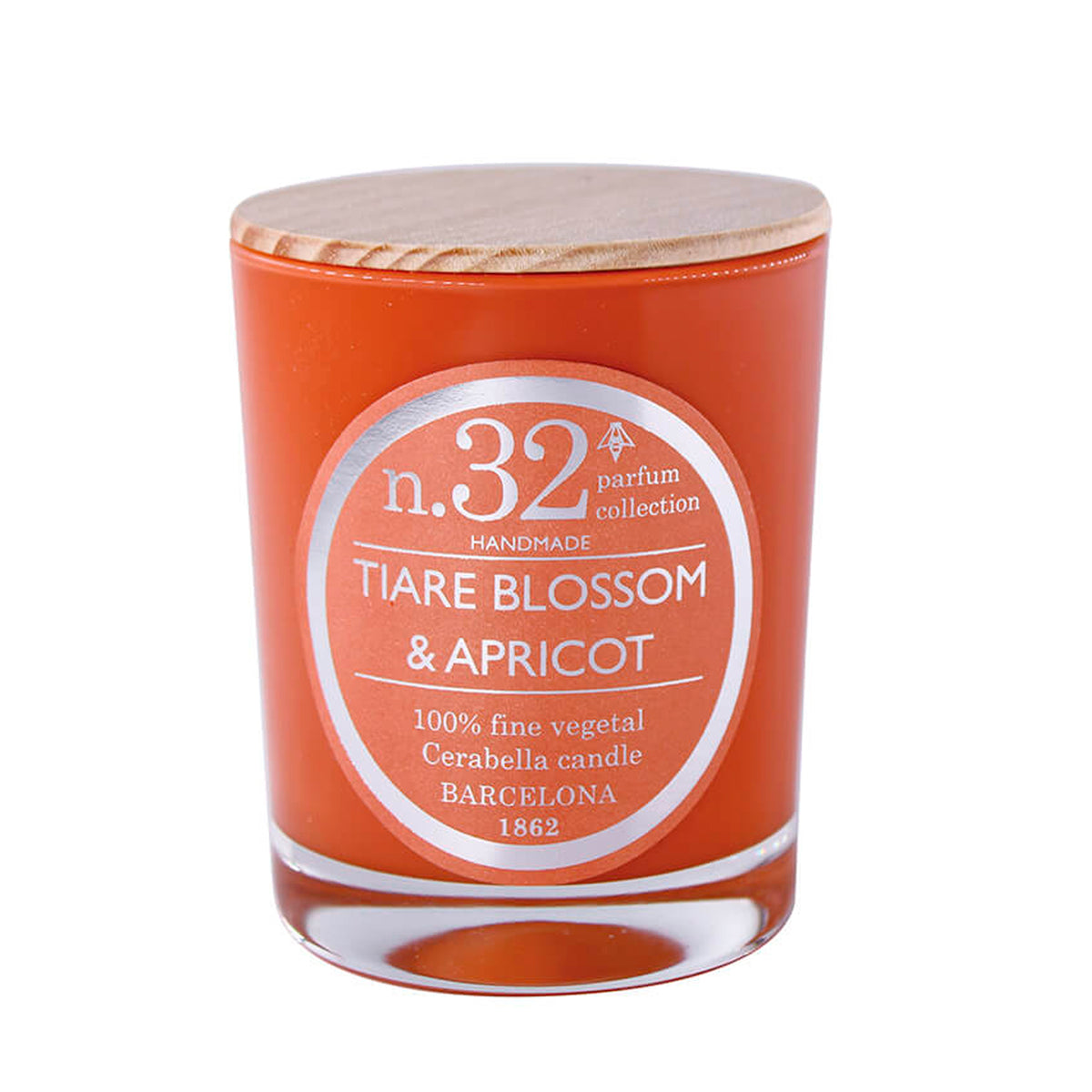 Vela vaso Cerabella - Nº32 Flor de Tiaré y Albaricoque