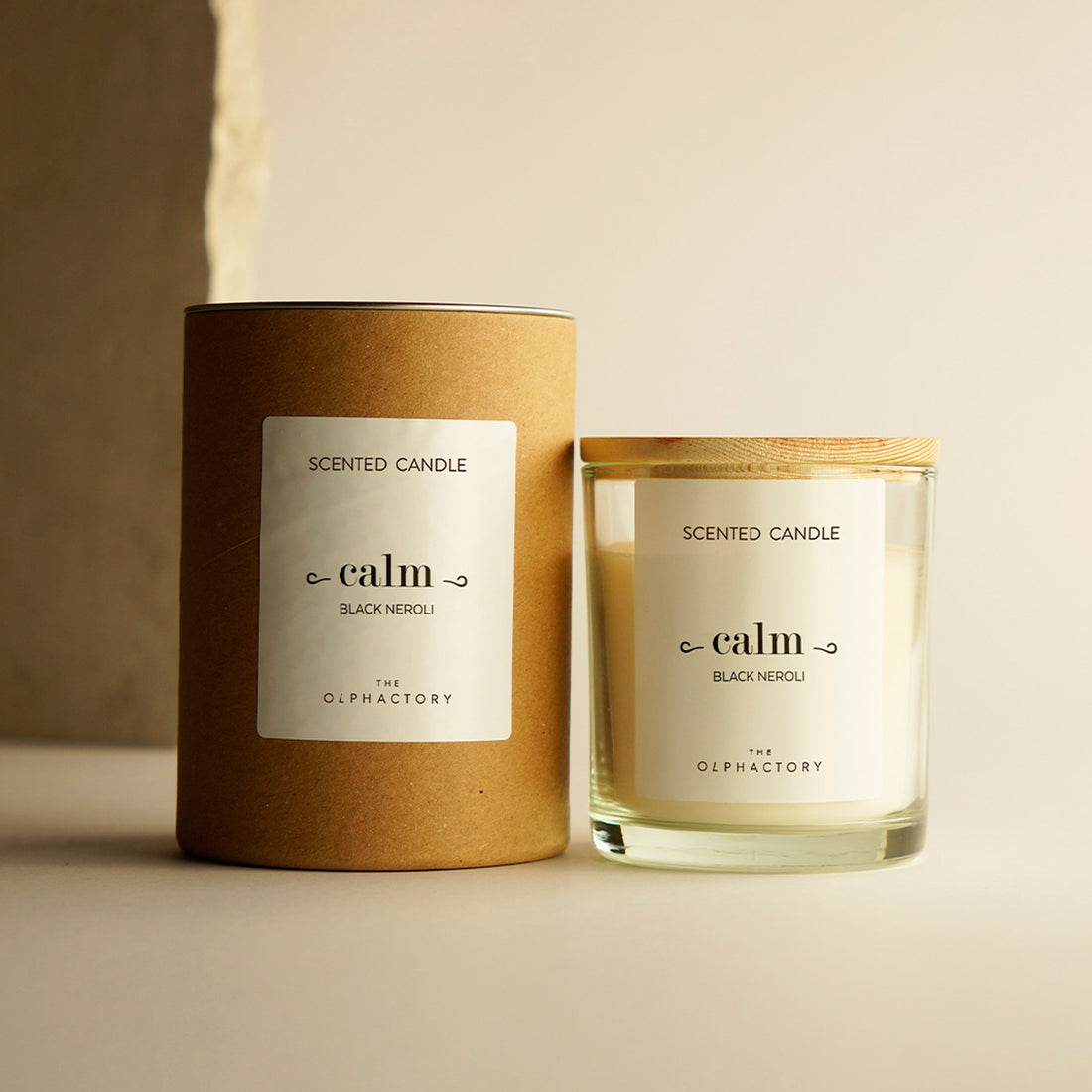 Vela vaso The Olphactory - Calm Black Neroli