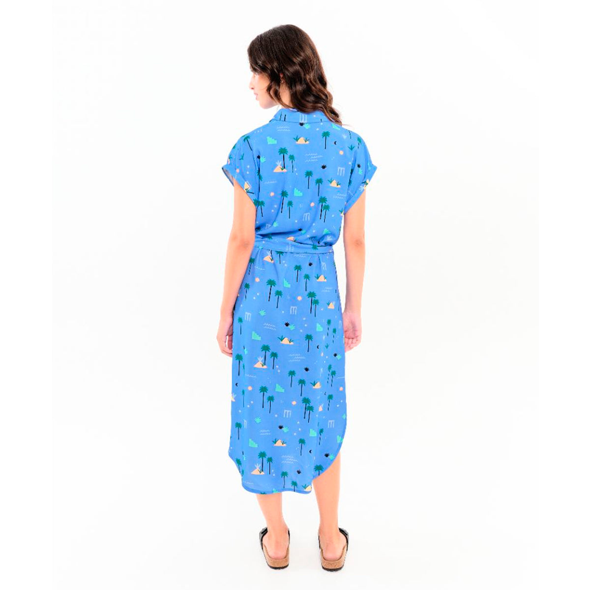 Vestido Béhulah - Alma Azul Celeste