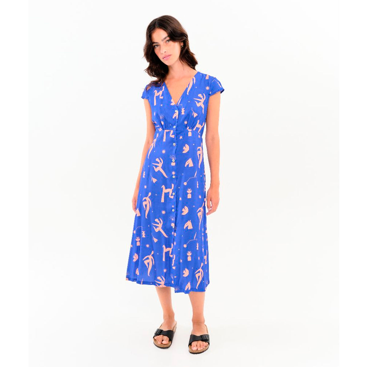 Vestido Béhulah - Aurora Azul