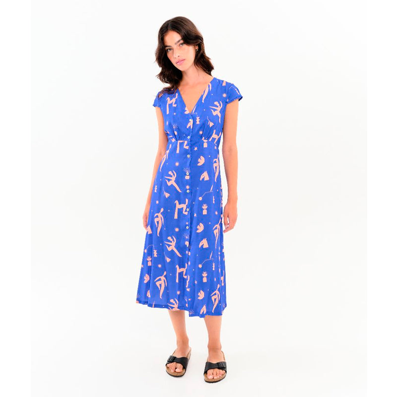 Vestido Béhulah - Aurora Azul
