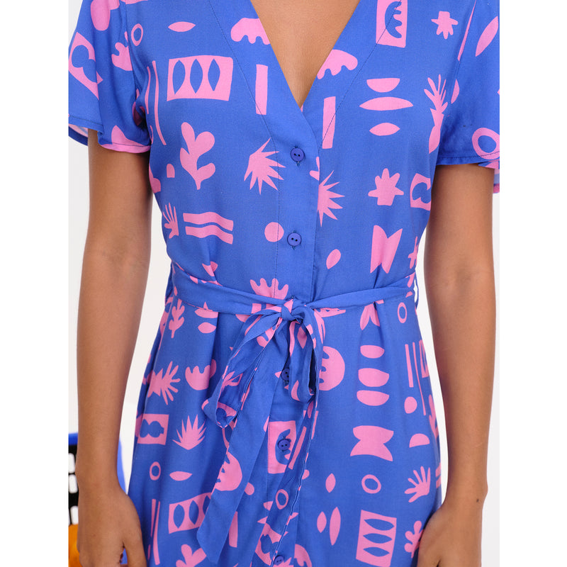 Vestido Béhulah - Benia Azul