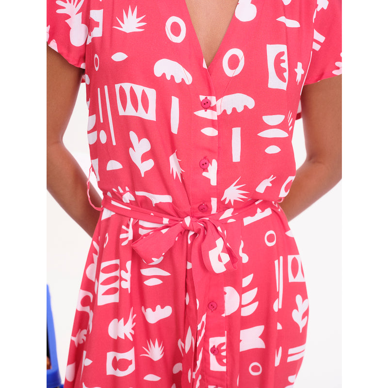 Vestido Béhulah - Benia Rojo