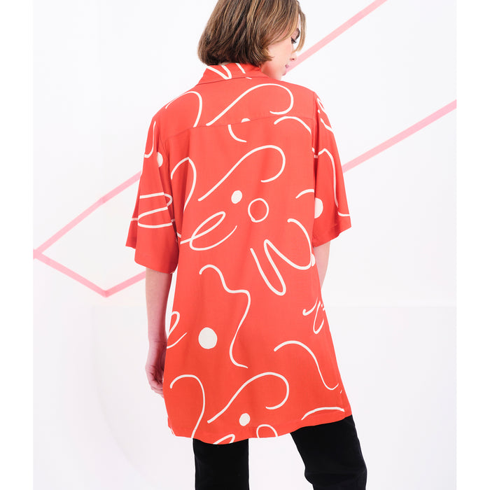 Vestido Béhulah - Coppola Lineal Naranja