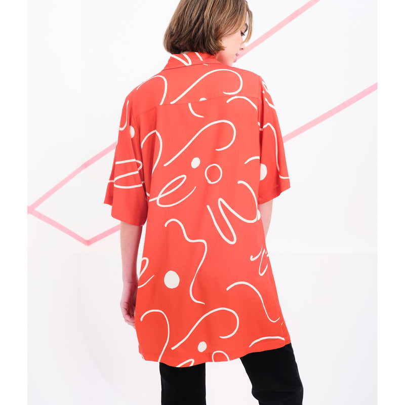 Vestido Béhulah - Coppola Lineal Naranja