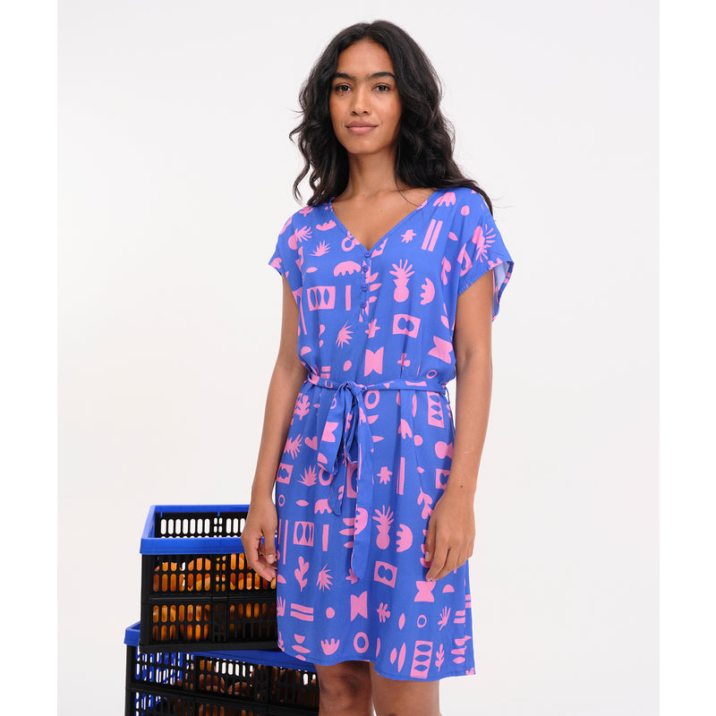 Vestido Béhulah - Gaia Azul