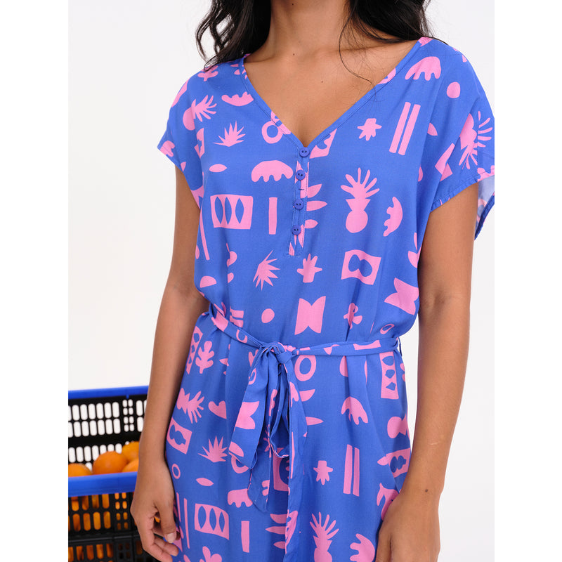 Vestido Béhulah - Gaia Azul